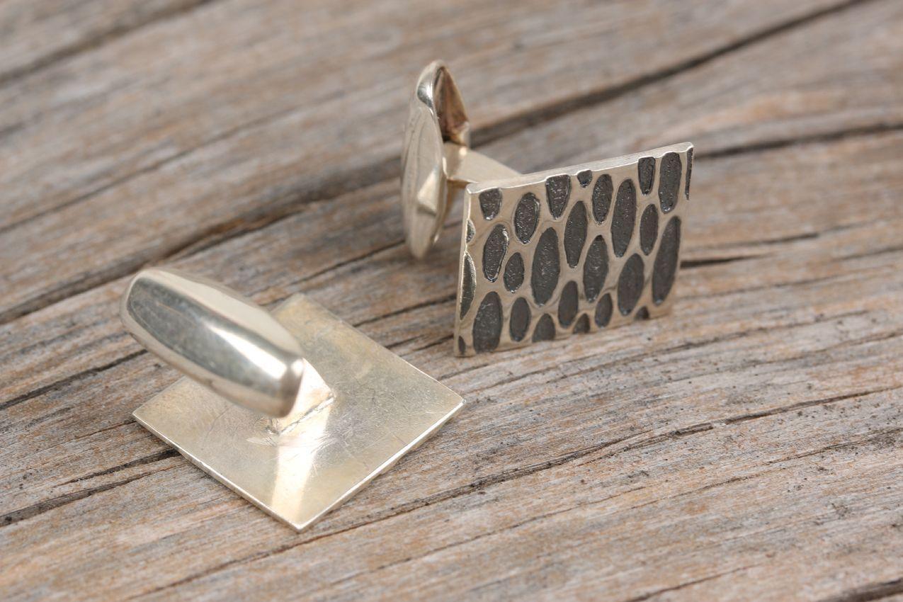 Vintage Martti Viikinniemi Silver Cufflinks - Image 3