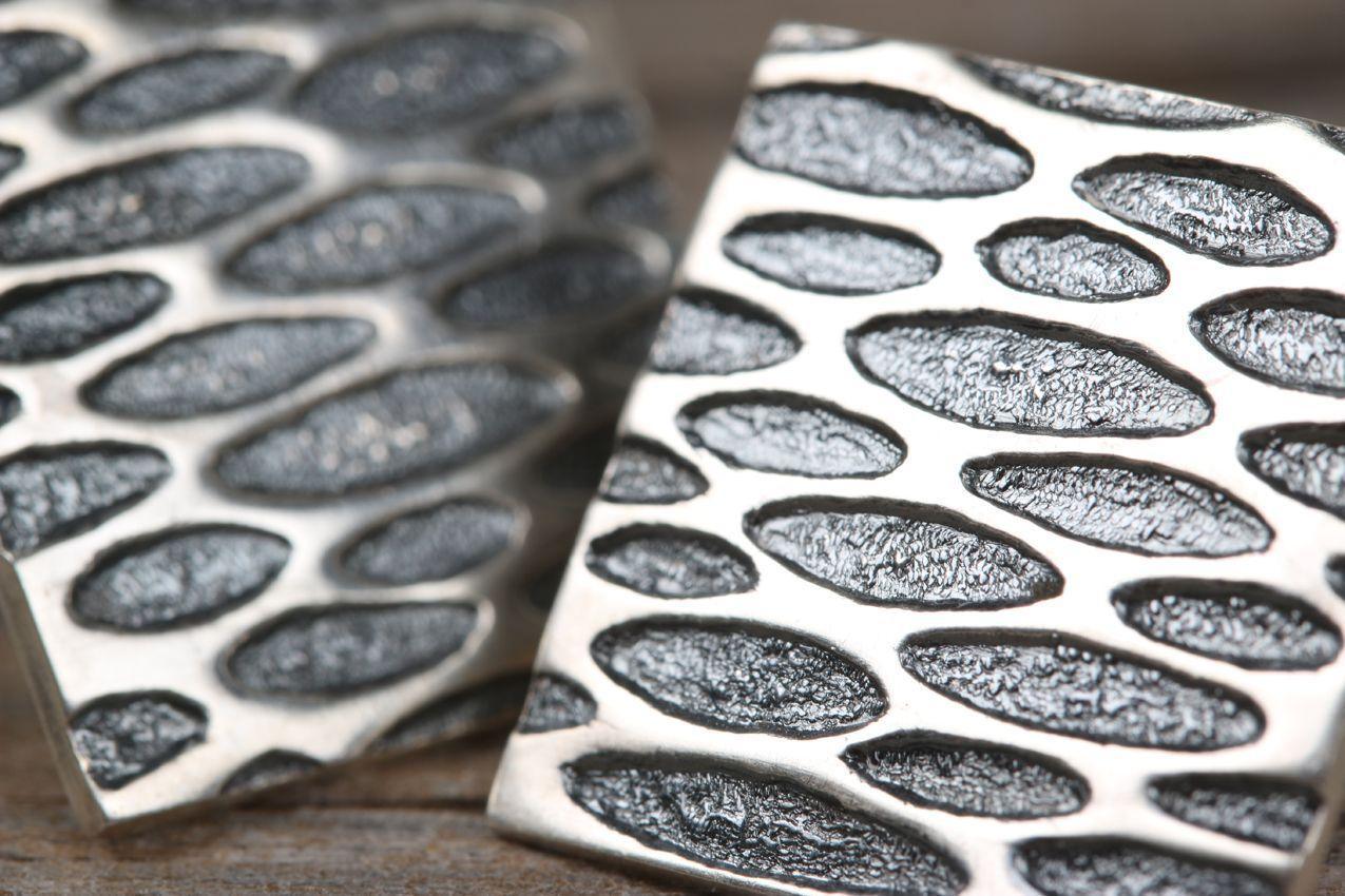 Vintage Martti Viikinniemi Silver Cufflinks - Image 4