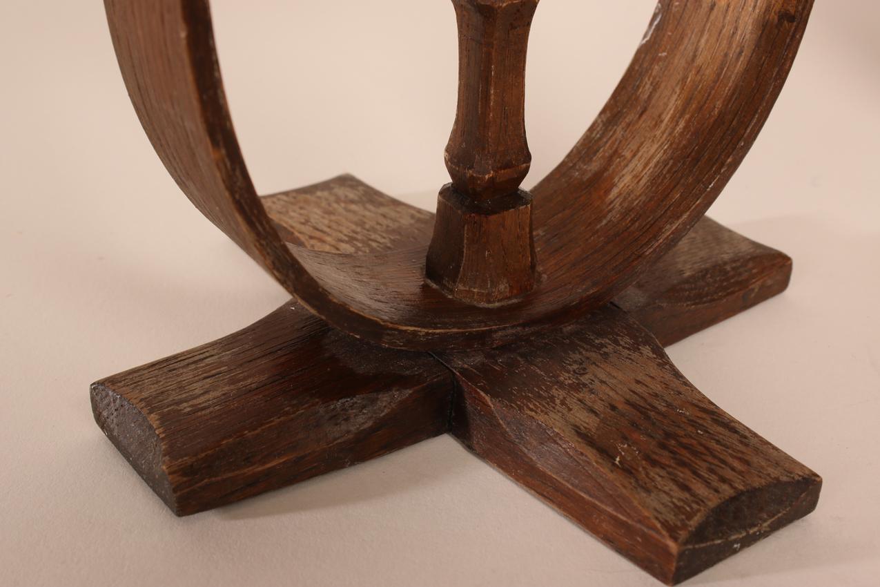 Old Swedish wooden candle holders - Image 4