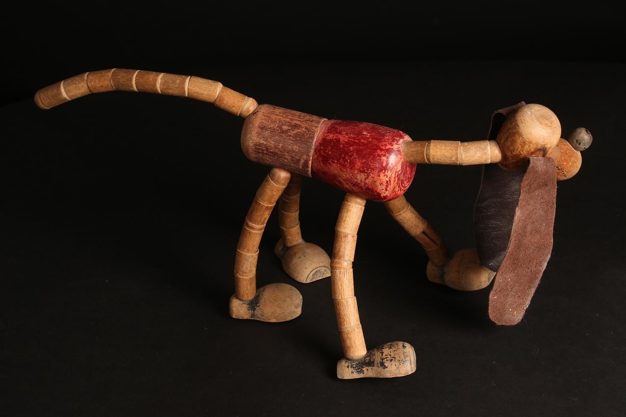 Vintage wooden toy figure Disney Pluto - Image 3