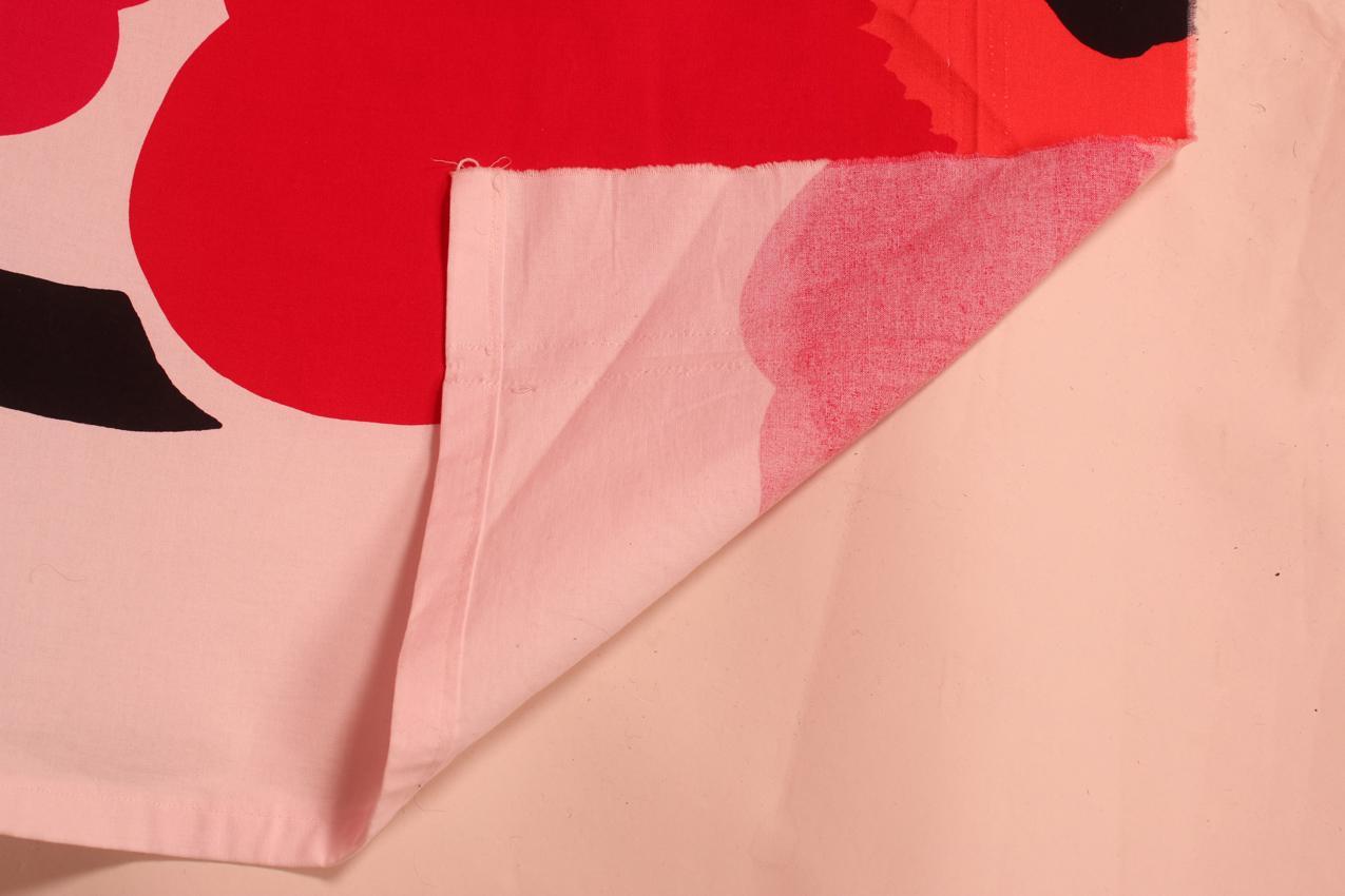 Marimekko verho kangas punainen “Unikko” - Image 5