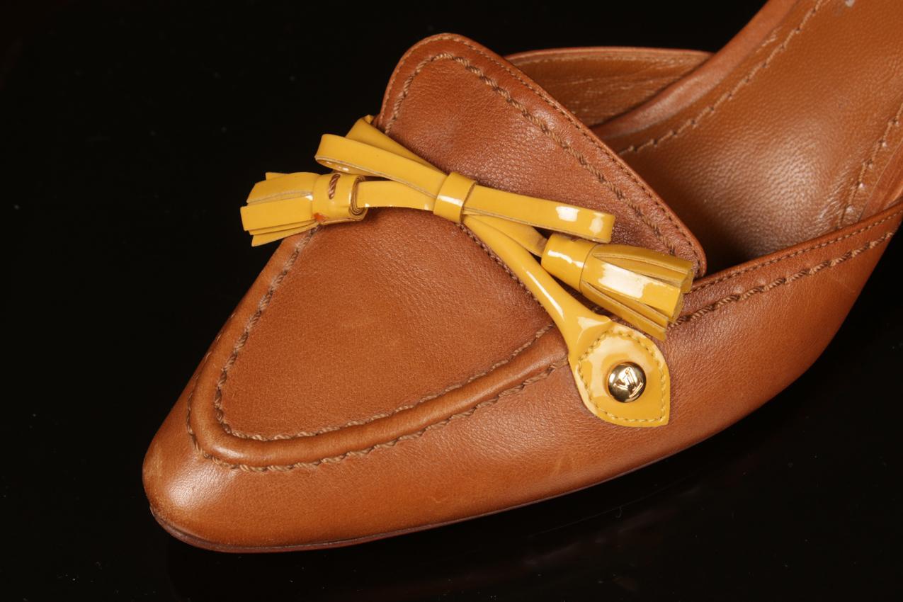 Louis Vuitton slingback shoes 36,5 - Image 4