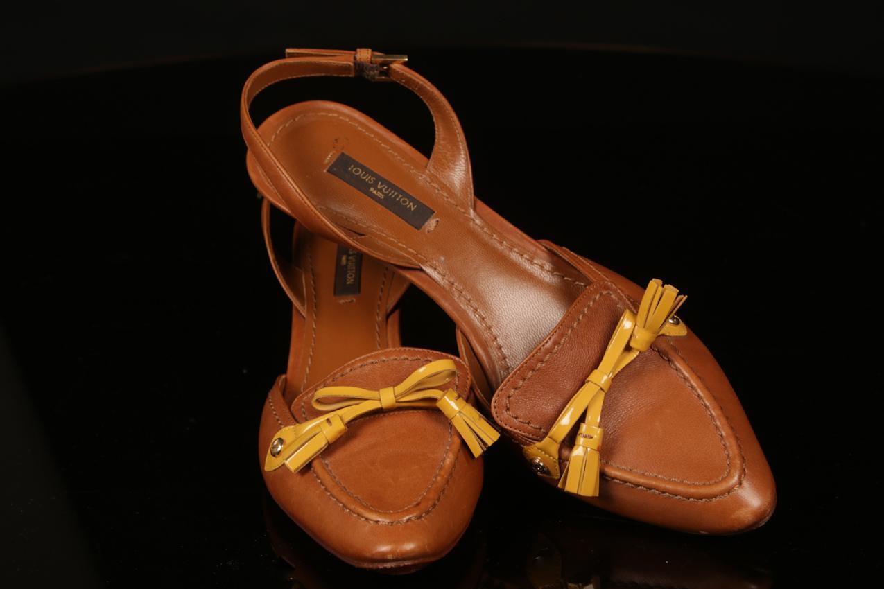 Louis Vuitton slingback shoes 36,5 - Image 2