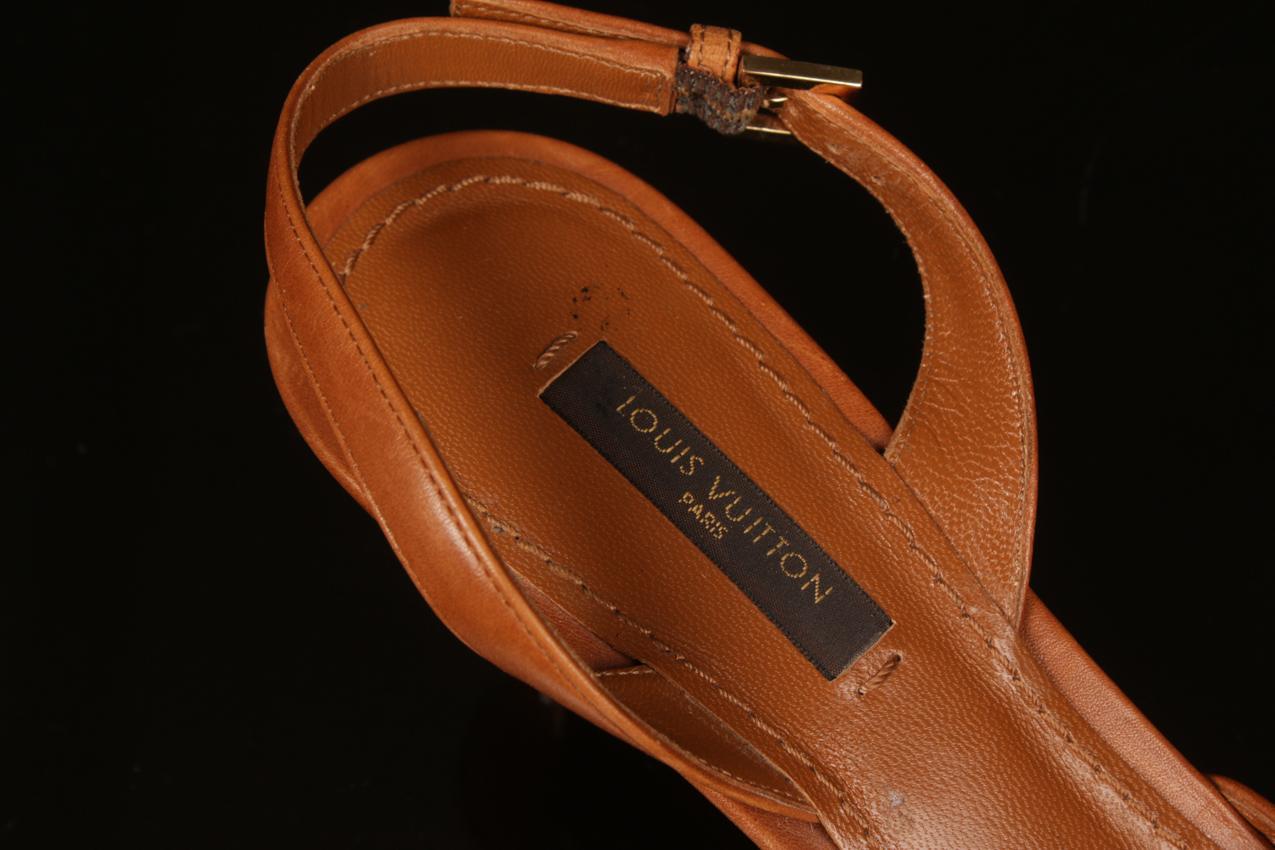 Louis Vuitton slingback shoes 36,5 - Image 5