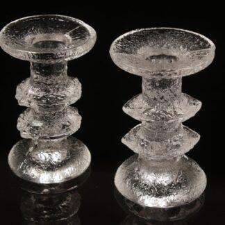 Iiitala Festivo two candle sticks two knots signature