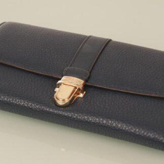 Michael Kors navy blue leather wallet