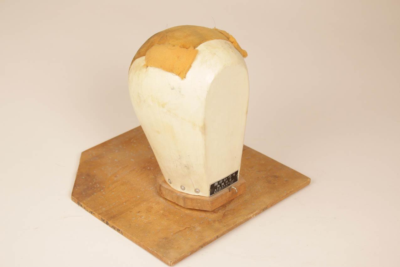 Old Japanese authentic Geisha Katsura wig with case box - Image 13