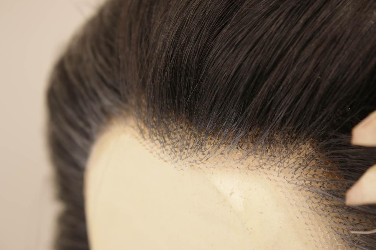 Old Japanese authentic Geisha Katsura wig with case box - Image 9
