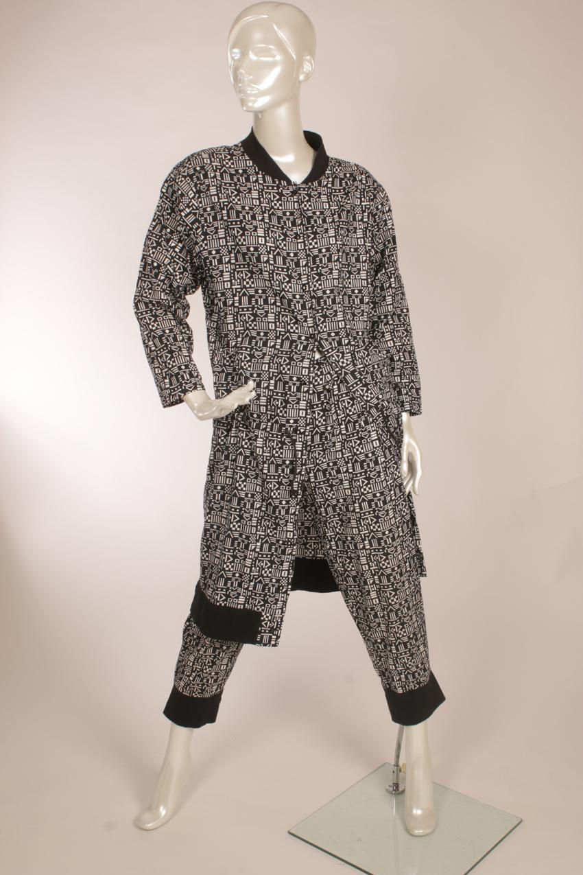 Vintage 80-luku Marimekko housuasu M