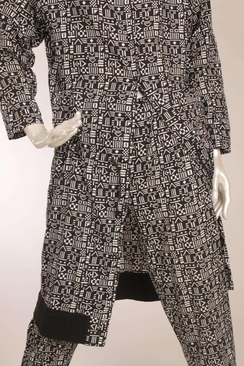 Vintage 80-luku Marimekko housuasu M - Image 3