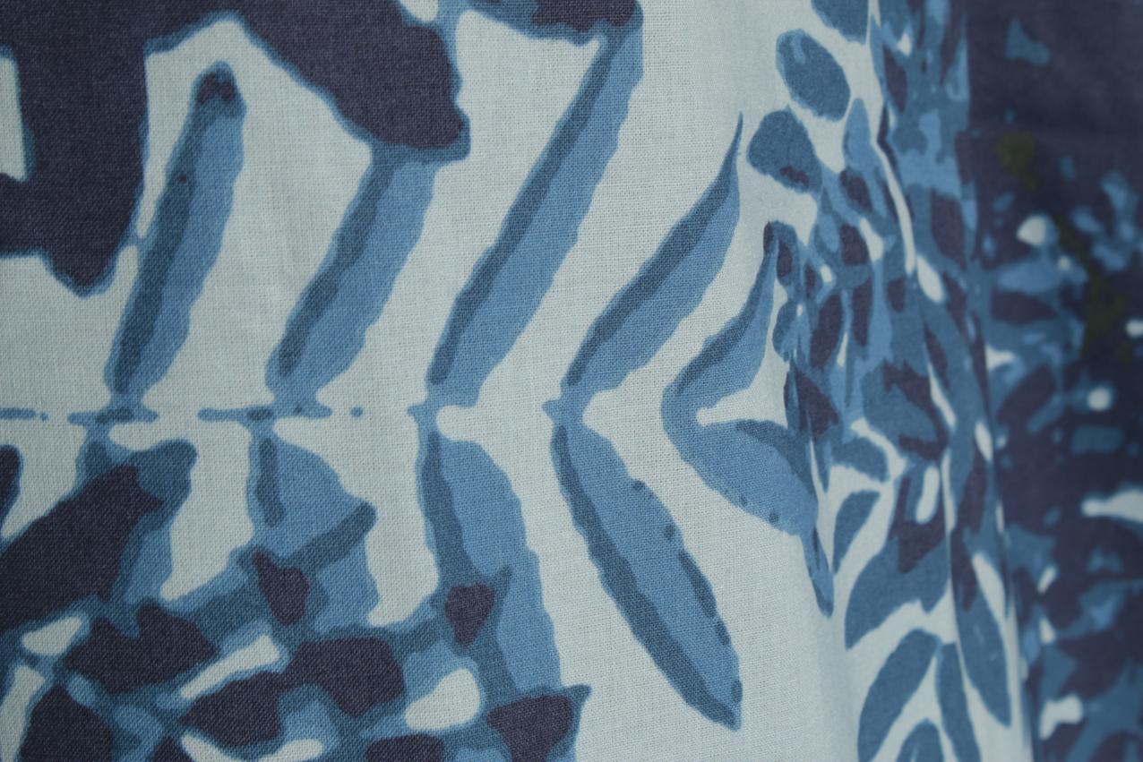 Marimekko kangas verho Erja Hirvi“Pihapuu” - Image 3