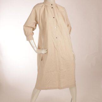 Vintage Vuokko beige shirt dress S