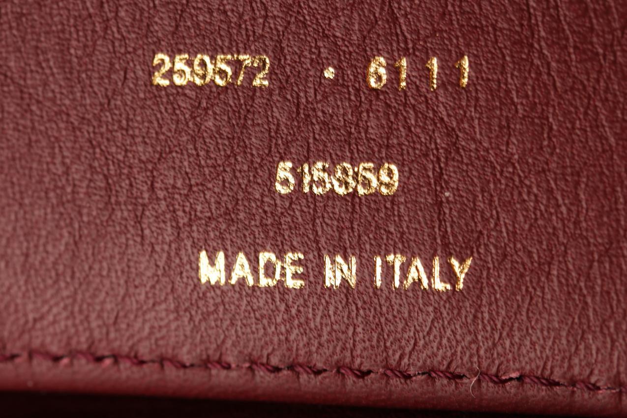 Balenciaga Burgundy Papier Ledger Tote Veau nahkalaukku - Image 16