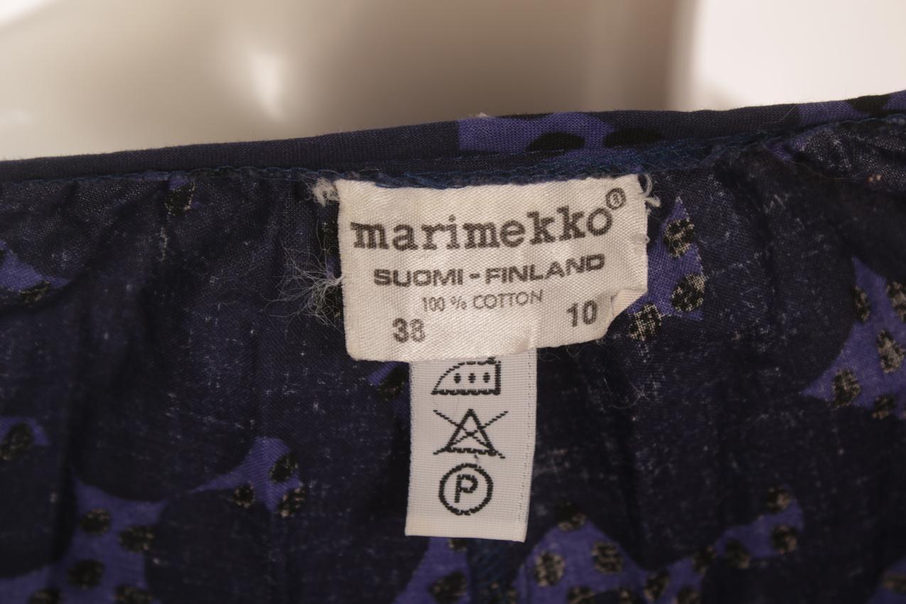 Vintage Marimekko Annikki Rimala “Rakkauskirje” “Tarha” maksimekko M - Image 7