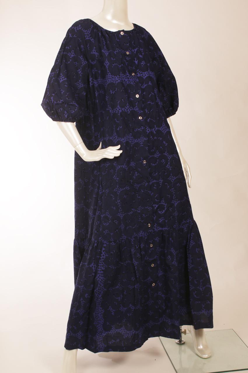 Vintage Marimekko Annikki Rimala “Rakkauskirje” “Tarha” maksimekko M - Image 3