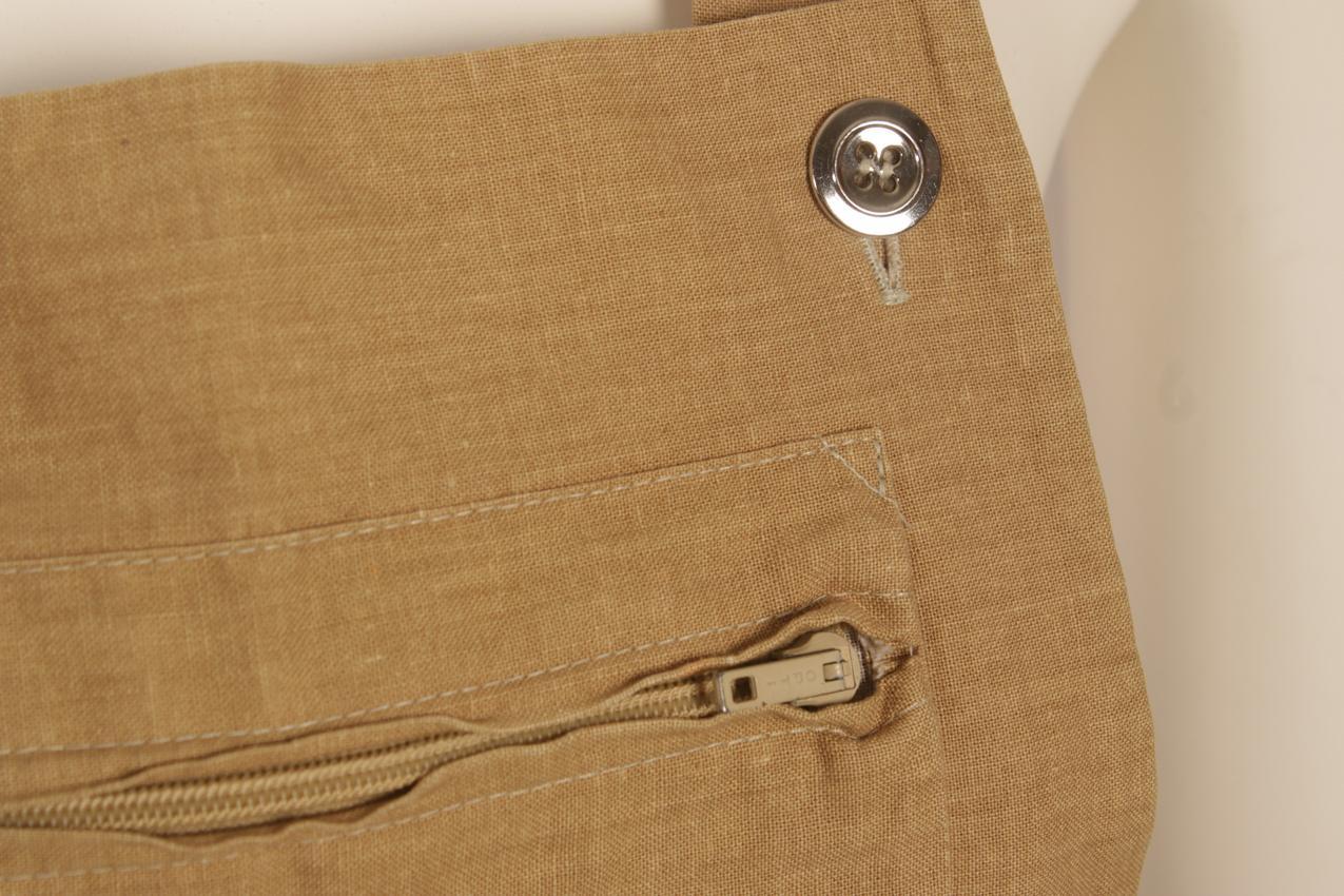 Vintage 70´s Marimekko Annika Rimala beige greenish overalls L - Image 4