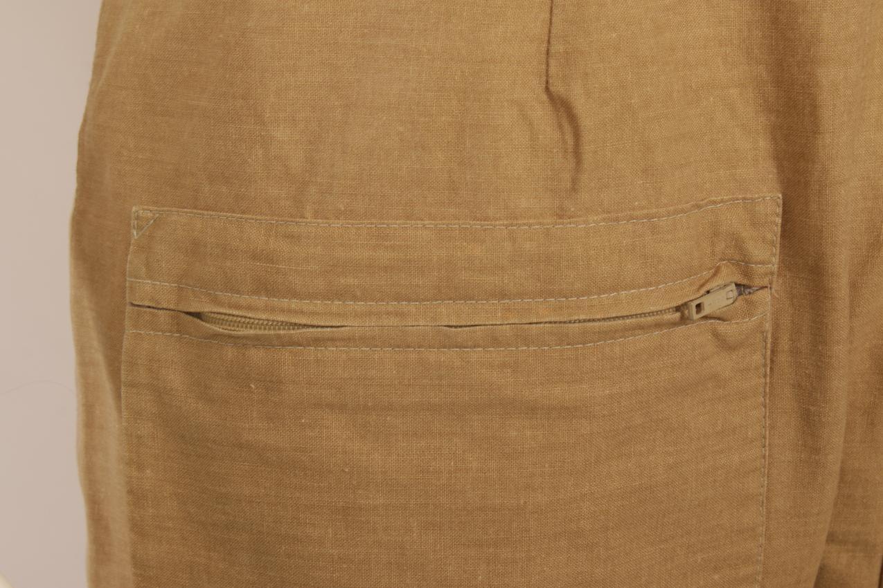 Vintage 70´s Marimekko Annika Rimala beige greenish overalls L - Image 5