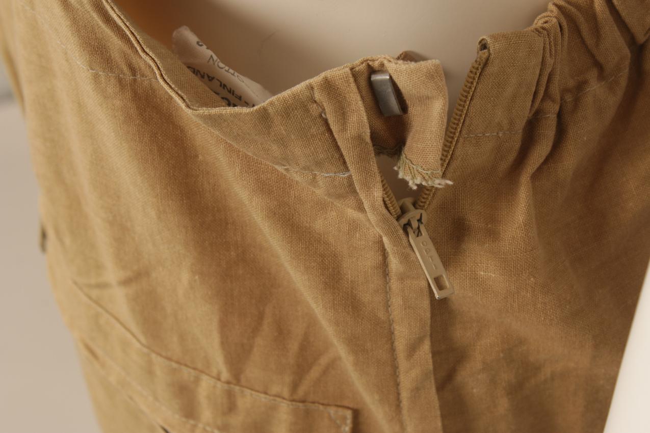 Vintage 70´s Marimekko Annika Rimala beige greenish overalls L - Image 6