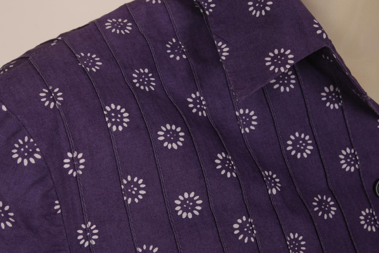 Vintage 70-luku Marimekko Annika Rimala “Kellukka” violetti mekko M - Image 5