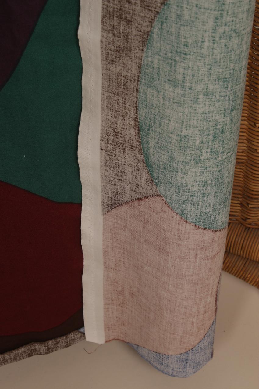 Vintage Marimekko Fujiwo Ishimoto “Kamelia” kangas 1992 - Image 4