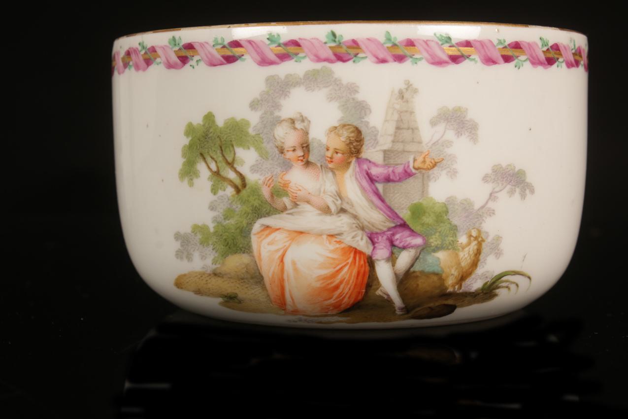1800th century Meissen punkt period porcelain bowl - Image 3