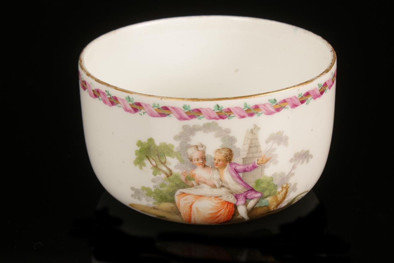 1800th century Meissen punkt period porcelain bowl - Image 4