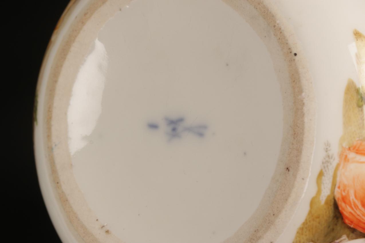 1800th century Meissen punkt period porcelain bowl - Image 7