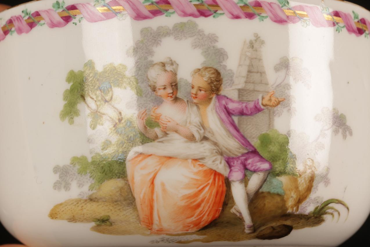 1800th century Meissen punkt period porcelain bowl - Image 9