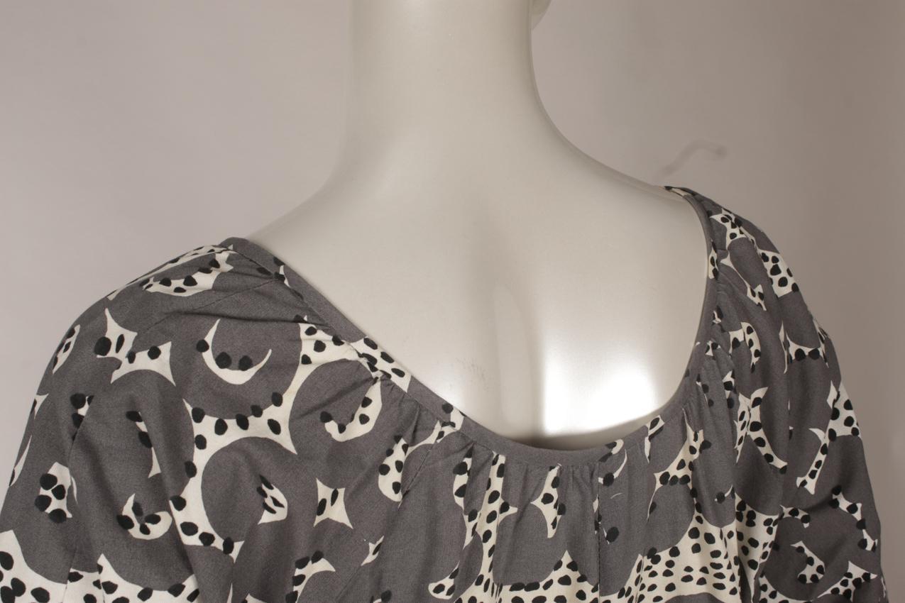 Vintage Marimekko Annikki Rimala “Rakkauskirje” “Tarha” maksimekko M - Image 9