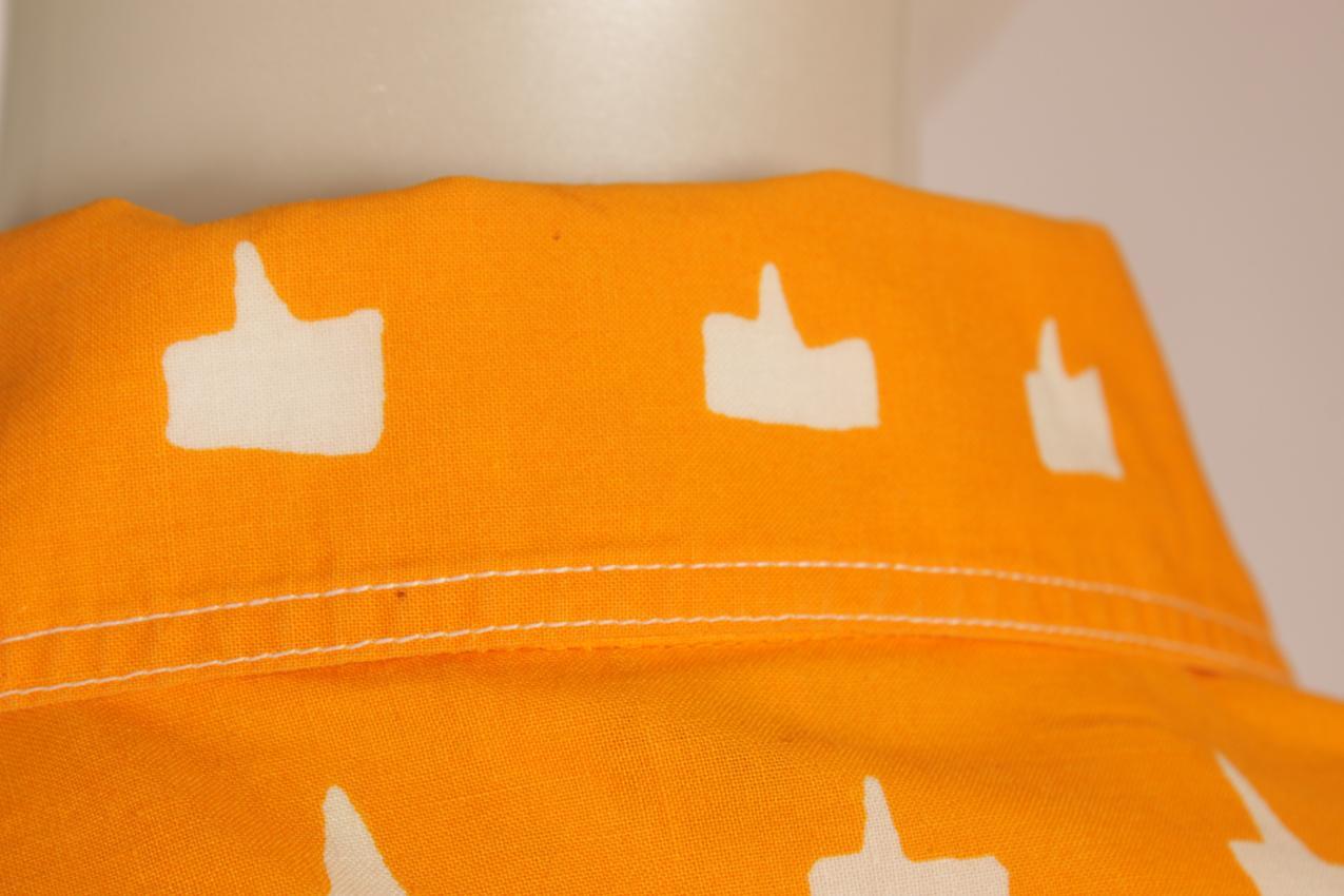 Vintage Marimekko oranssinkeltainen paitamekko XS - Image 5