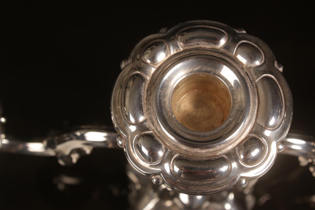 Vintage 1974 Kultakeskus three-pronged “Barokki” "Baroque" sterling silver candelabra - Image 3