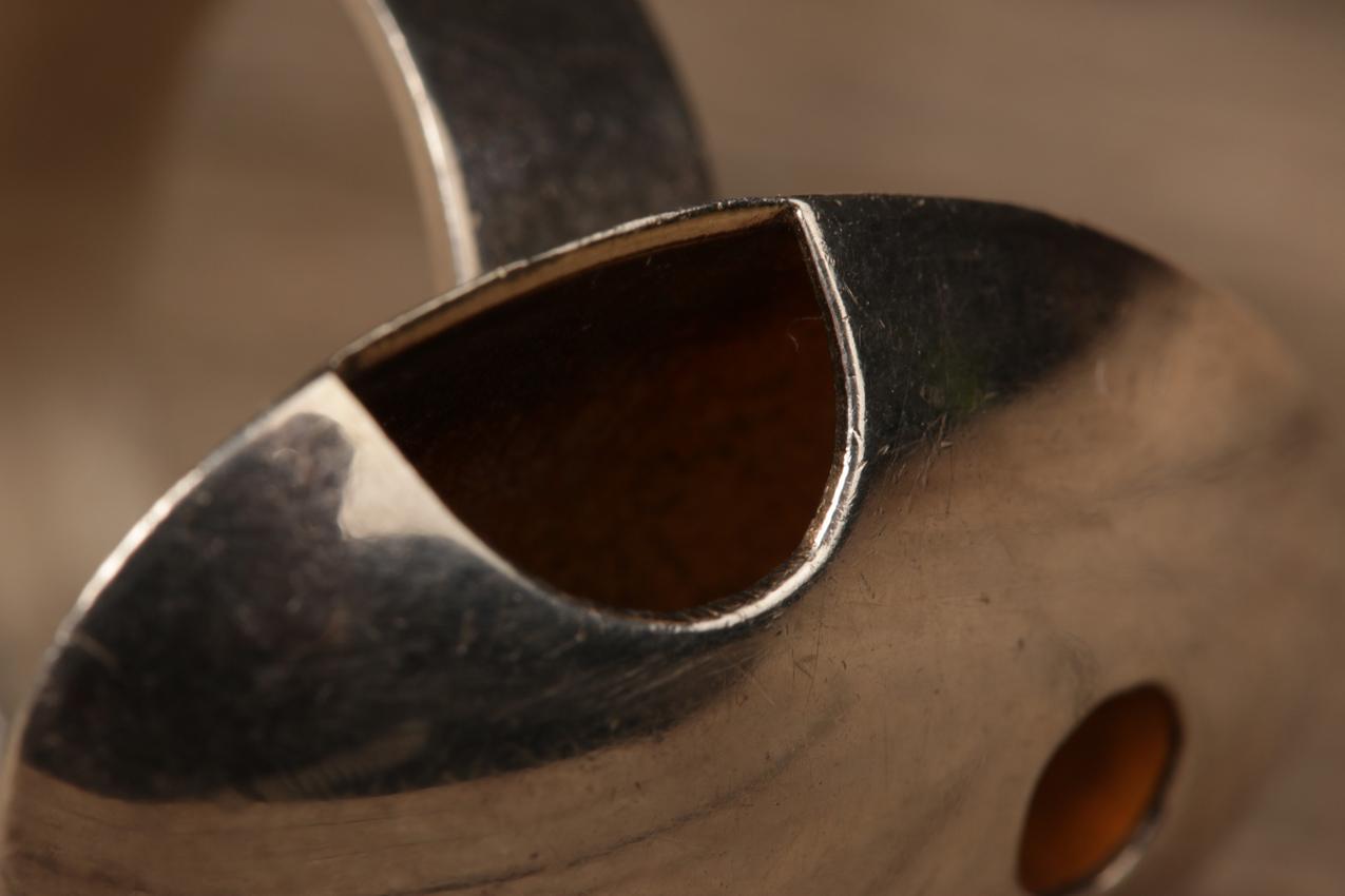 Vintage Kaunis Koru hopeasormus - Image 6
