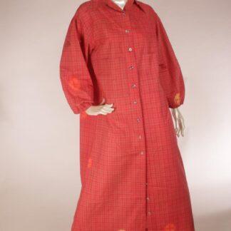 Vintage Marimekko Annika Rimala Kuusama Korianteri shirt dress XS S M